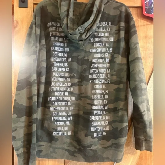 HARDY official tour merch camo hoodie - Picture 3 of 5
